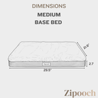 Dark Grey Base Bed